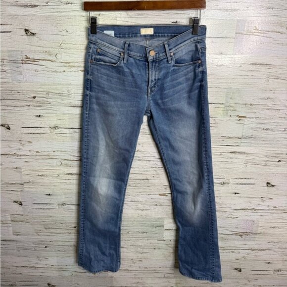 MOTHER Boot Cut Jeans - Light Blue - Picture 1 of 9